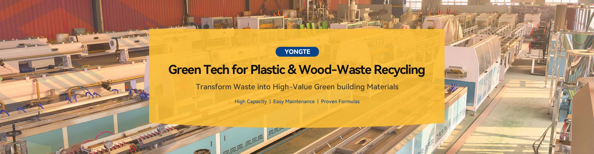 Macchina per profili WPC