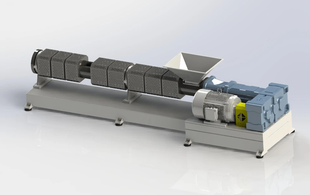 Ordine di estrusore per riciclaggio di plastica a doppia vite per un cliente africano