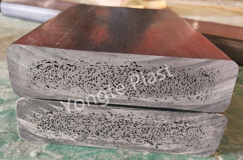 Macchina per legname di plastica solida riciclata da 200x50 mm Testata con successo