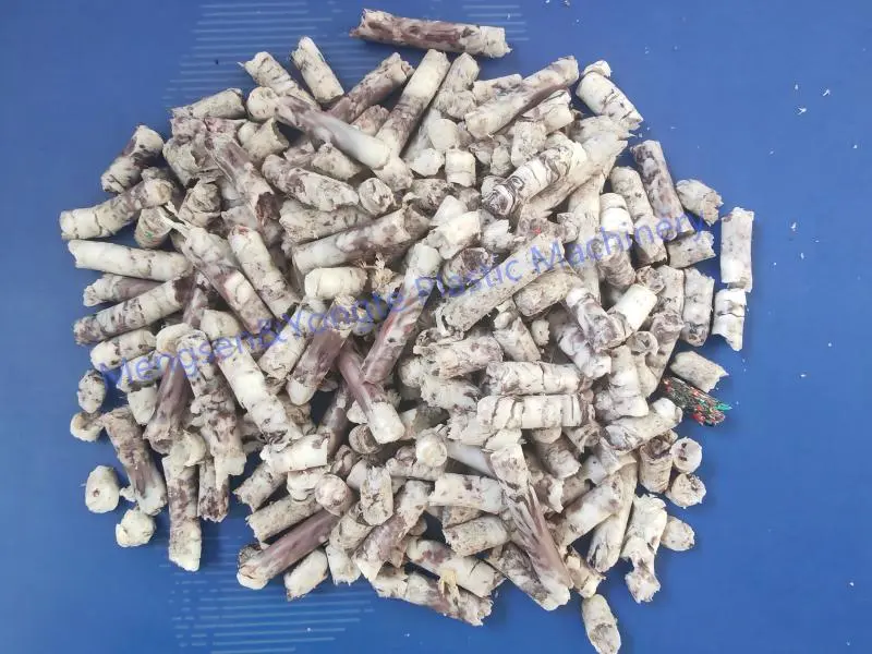 Macchina compatta per la produzione di pellet compatta per il riciclaggio di film plastici per un cliente africano